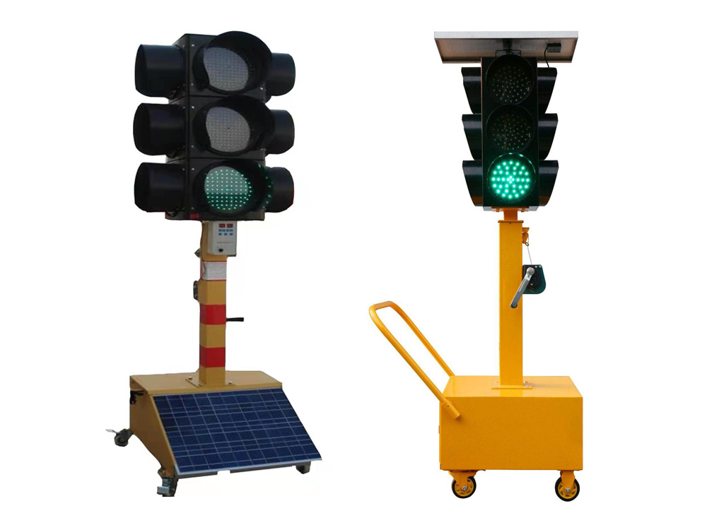临时移动式信号灯太阳能红绿灯